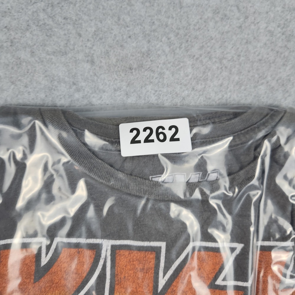 KISS Rock And Roll All Nite T Shirt Mens 2XL Gray Mad Engine Cotton Short Sleeve - Picture 7 of 7